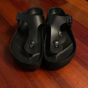 Birkenstock Never Worn Platform Black Women's Sandals